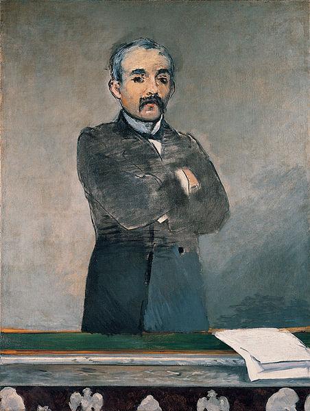 Edouard Manet Portrait of Georges Clemenceau oil painting image